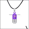 Colliers pendants pendentifs bijoux en acier inoxydable urne crémation cendres