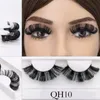 False Eyelashes 2pairs 8-25mm 3D Mink Lashes DD Volume Handmade Thick Full Strip Cruelty Free CiliosFalse Harv22