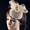 Beretti Affascoli di matrimonio Base Birdcage Veil Cappelli da sposa adornati Occasionali Accessori per capelli Milinery Testa