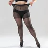 양말 hosiery 40d 팬티 스타킹 여성 플러스 크기 스타킹 초대형 나일론 안티 후크 눈물 저항성 슈퍼 탄성 큰 보이는 타이킹