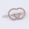 Bling Bling Crystal Letter Hair Clip Women Letters Barrettes for Gift Party Fashion Hair Accessories 4 Colors