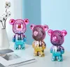 Mini Taşınabilir Şarj Edilebilir El Taşınır Soğutma Üç Hızlı Ayar Elektrikli yoğun USB Mini Bear Fan