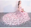 2022 New Princess Ball Gown Abiti da sposa Lungo Fuori-The-Should Crystals Beaded Luxury Bidal Gowns Plus Size Beach Vestido de Novia