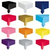 Bruiloft decoraties plastic wegwerpbaar stevige kleur tafelkleed verjaardagsfeestje bruiloft kersttafel deksel doekjes deksels rechthoekige bureau doek decor