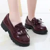 Nieuwe kinderen meisjes casual sneakers kinderen leren schoenen peuter baby loafers flats wastel boog prinses jurk schoenen