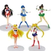 5pcs Sailor Girl Figure модель игрушка Tsukino Usagi смокинг маска аниме коллекция украшения декор мультфильм кукла подарок 2207025999733