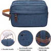 Travel Toiletry Bag Mens Double Zipper Bathroom Bags Waterproof Shaving Shower Cosmetic Organizer Large Capacity Hanging Pouch for Women