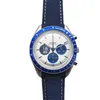 Chronograph Superclone Watches Watches Wristwatch مصمم أزياء فاخر ميجا ميكانيكي ميكانيكي متعدد الوظائف.