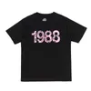 アシックアンチソーシャルクラブブラックドラゴンプリント半袖1988男性と女性のBFスタイルTシャツ