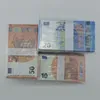 Wholesales Prop Money copy 10 20 50 100 200 500 Party fake money notes faux billet euro play Collection Gifts 100PCS/Pack