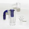 4 bras arbre verre cendrier 14mm mâle à femelle 90 degrés fumer récupérer collecteurs adaptateur tuyau d'eau barboteur pour bongs Dab plates-formes avec bol quartz banger