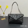 Дизайнерская сумка-тоут AAA через плечо Женская черная маленькая стеганая сумка с шевроном из натуральной кожи Сумки через плечо среднего размера Роскошные сумки-конверты Сумка-кошелек