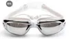 Occhiali da nuoto galvanici Miopia Piscina e tappi per le orecchie impermeabili professionali Nuoto Formula per acqua Occhiali da immersione Y220428