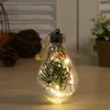 Decorações de Natal LED decoração transparente Festival Pingente Gift Hollow for Tree Ornaments 2Cristmas