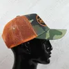 Khaki Camo/Orange Embroidery MHトラック運転手のレター野球帽子男性女性ヒップホップhat2319256