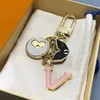 Marca de designer de luxo de alta qualidade Marca -chave Men Carkeyring feminino fivela de chaves de chave