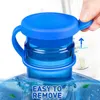 New 55mm Replacement 5 Gallon Water Lid Bottle Caps On Cap Anti Splash Silicone Bucket Lids Useful Non Spill Waters Bottle