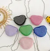 New Sequins Loving Heart Kids Shoulder handbag Baby Girls Mini Messenger Bag Cartoon Boys Small Coin Purse