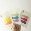 3pc Korea Fashion 2inch Snap Basic Baby Hair Clips Candy Color Hair Clamp Pins Hairpins Cotton BB Barrettes for Girls Kids