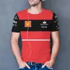 Formule 1 hors impression équipe WINNOW rouge hommes à manches courtes t-shirt en plein air amateurs de sports extrêmes vêtements 220618