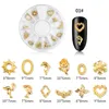 12 Grid Nail Art Lega Set di gioielli con diamanti colorati vuoti Unghie fai-da-te Forniture per gioielli Accessori WH0613