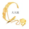 Catena a maglie Gioielli in oro di lusso Coin Bangles Bracciali Islam Accessori per eventi per feste da donna musulmana Regali africani arabi mediorientali