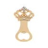 Gold Crown Bottle Opener Wedding Party Favors for Guests Anniversary Supplies