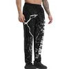 Correndo Calças Jogging Homens Algodão Macio Bodybuilding Bodybuilding Sweatpants Harem Long Calças Fitness Sport Training 220330