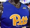 Sjzl98 Custom Pittsburgh Panthers 2020 PITT Basketball Black Blue White Yellow 1 Xavier Johnson 2 Trey McGowens 24 Ryan Murphy Men Youth Kid Jersey