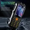 Unlocked Rugged Cell Phone Outdoor Loud Sound two Flashlight Torch Dual Sim Card Phones Large Battery Long Standby Bluetooth Speed Dial Big Button Cellphone