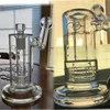 Mobius Matrix Hookahs Glass Bong Birdcage Perc Bongs Tjockt glas Vattenrökande rör med cigaretttillbehör Dab Rig med 18mm fog