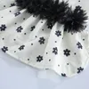 Cute Ribbon Dogs Dresses with Bow Dog Apparel Dog Clothes Evening Dress Puppy Princess Skirts Soft Comfortable Pets Skirt for Small Doggy Pet Supplies Wholesale A435