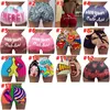 2022 Damen Shorts Designer Sexy Yoga Hosen Outfits Sommer Trainingsanzüge Modemuster Bedruckte Damen Schlüpfer Leggings