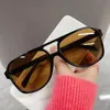 Trendler Pilot Bayan Güneş Gözlüğü Vintage Sarı Marka Tasarımcısı Sunglass Kadın Büyük Boy Gözlük Gözlük Erkek Shades Uv400