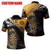 Plstar cosmos 3dprint est darts speler polo shirt aangepaste naam team grappig Harajuku streetwear mouwloze tees fitness unisex 1 220707