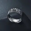Anéis de teia de aranha fashion retrô designer anel de dedo masculino feminino titânio aço festa joias presentes para unissex alta qualidade