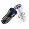 38W USB Type C Quick QC3.0 PD 20W Dual Ports Fast Car Charger for IPhone 12 Pro Xiaomi Huawei Samsung PD 313 316