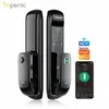 Tuya Home Electronic met WiFi Biometrische vingerafdruk Smart deurvergrendeling Digitale wachtwoord -app Unlock beveiligingsbeveiliging 220704