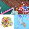 Sewing Tool 120 Piece Mini Plastic Safety Pins Colorful Knitting Crochet Locking Markers Crochet Needle Clip 10 Colors