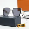 2022 My Flower Square Sunglasses Black Square surdimensionné de soleil surdimension