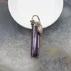 Kolye Kolyeler Silindirik Antika Sıkışılmış Cam Kolyeler Üst Kakılış Opal Coral Jaspers Takılar Trippy Kolye El Sanatları Mistik Diy Jewelrype