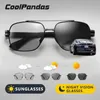 Солнцезащитные очки CoolPandas, высокое качество, поляризационные мужские и женские Pochromic UV400, солнцезащитные очки для вождения, унисекс, линзы-хамелеоны 220920