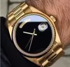 Top Watch Men Daydate Automatisch 18K Gold Sapphire Glass Roestvrij Automatische Mens Watches Sport Male polshorloge