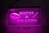 LD5497 Lips Syringe Botox Fillers 3D Engraving LED Light Sign Wholesale Retail