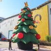 Attività all'aria aperta della nave libera Pubblicità natalizia Mongolfiera gonfiabile gigante per albero di Natale da 6 m 8 m 10 m in vendita