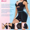 Butt Lifter Shapewear Ganzkörper Shaper Unterwäsche Gefälschte Gesäß Hüftpolster Enhancer Kurze Träger Schlankere Taille Trainer Postpartale Y220411