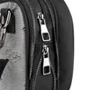 Designer-Herren-Umhängetasche mit Laser-Reißverschluss, modische Luxus-Leder-Schultertaschen, Geldbörse, Umhängetasche, Hüfttasche voller sportlicher Luft, Größe 27 x 17 x 9 cm