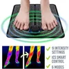 Electric EMS Foot Massager Pad Feet Muscle Spiculator Gamba Reshaping Massaggio Massaggio Allevia Capo di resistenza alla caduta di assistenza sanitaria Banda1827