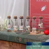 Empty Clear Glass Bottle Lucky Wishing Bottles with Cork Stopper Party Favor