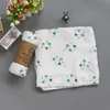 Ins 2 Camadas Crianças Cobertores de Inverno Cobertor de Algodão Quente Infantil Swaddling Flower Geometry Imprimir Baby Cama Saco de dormir 25 Estilos